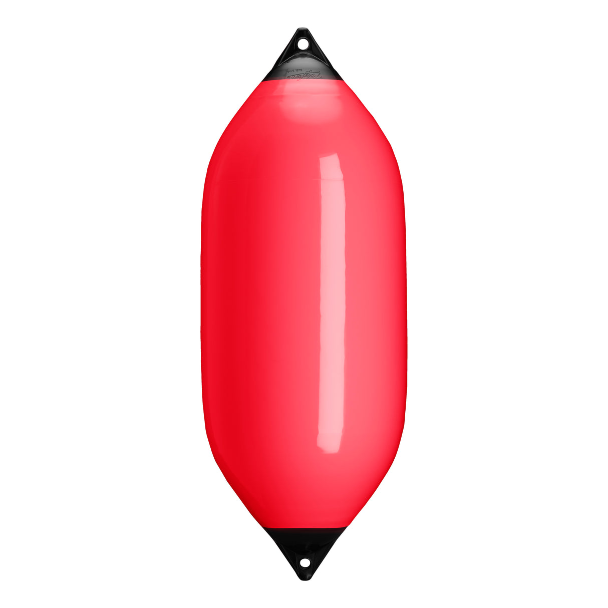 Red boat fender with Navy-Top, Polyform F-11
