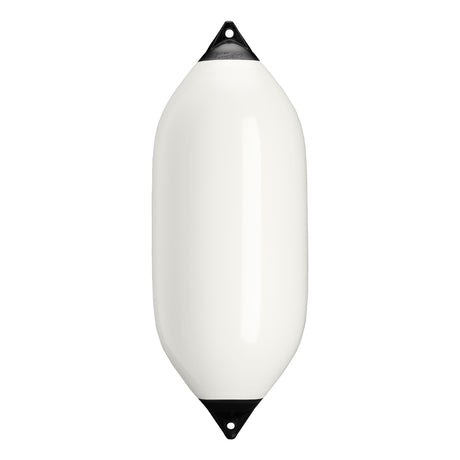 White boat fender with Navy-Top, Polyform F-11