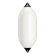White boat fender with Navy-Top, Polyform F-11
