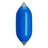 Blue boat fender with Grey-Top, Polyform F-11