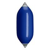 Cobalt Blue boat fender with Grey-Top, Polyform F-11