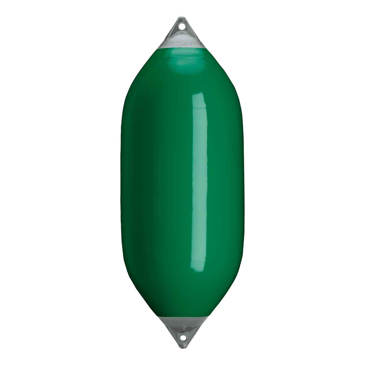 Forest Green boat fender with Grey-Top, Polyform F-11