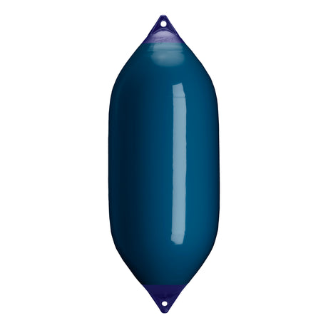 Catalina Blue boat fender with Navy-Top, Polyform F-11 