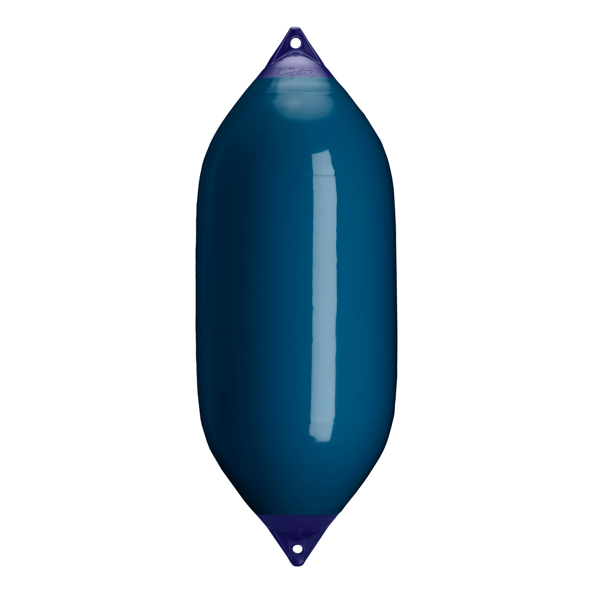 Catalina Blue boat fender with Navy-Top, Polyform F-11 