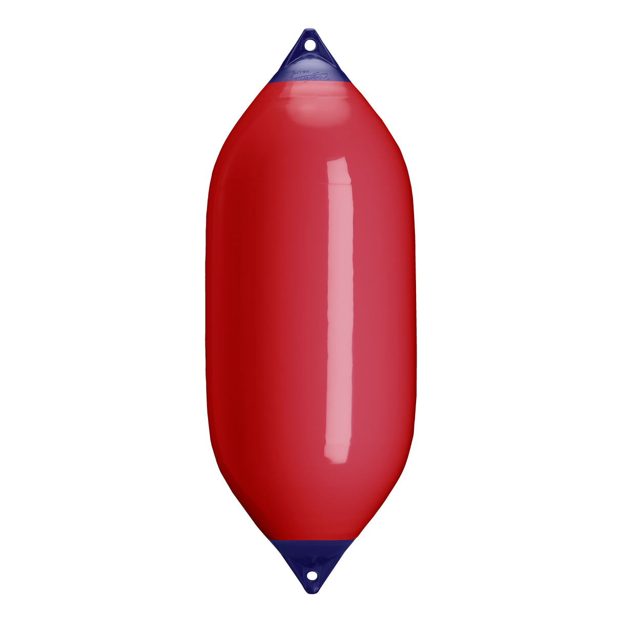 Classic Red boat fender with Navy-Top, Polyform F-11 