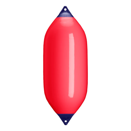 Red boat fender with Navy-Top, Polyform F-11 