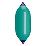 Teal boat fender with Navy-Top, Polyform F-11 