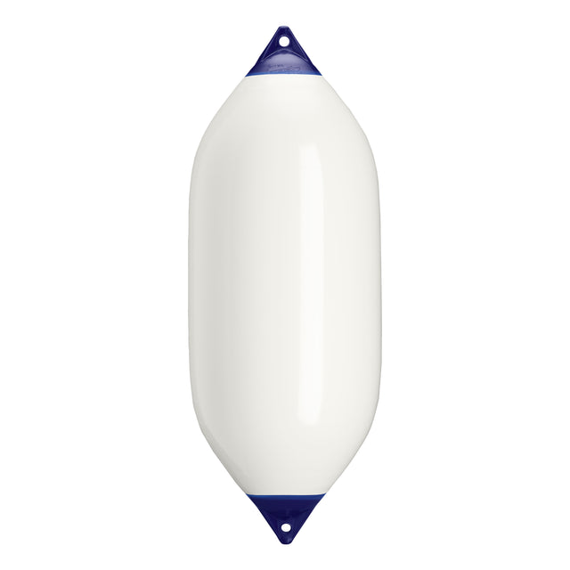 White boat fender with Navy-Top, Polyform F-11 