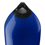 Cobalt Blue boat fender with Navy-Top, Polyform F-13 angled shot