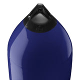 Navy Blue boat fender with Navy-Top, Polyform F-13 angled shot