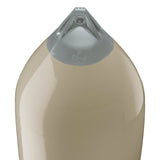 Sand boat fender with Grey-Top, Polyform F-13 angled shot