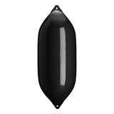 Black boat fender with Navy-Top, Polyform F-13