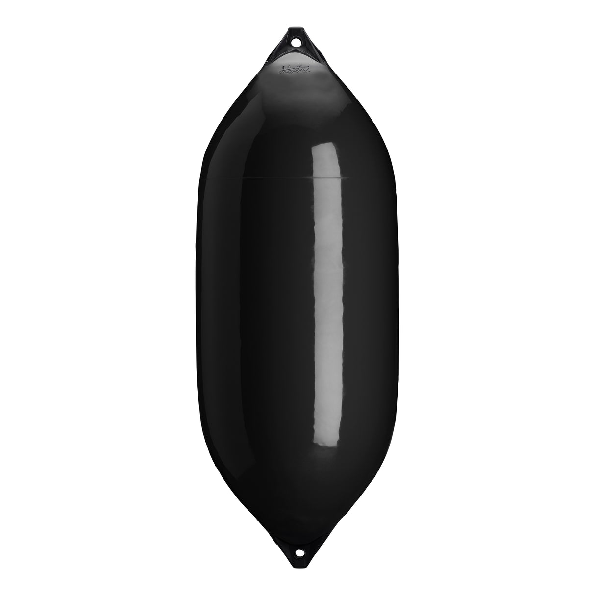 Black boat fender with Navy-Top, Polyform F-13