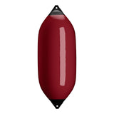 Burgundy boat fender with Navy-Top, Polyform F-13