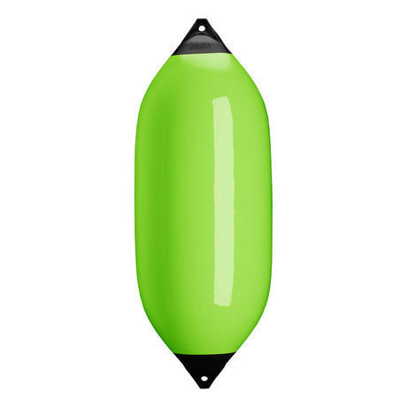 Lime boat fender with Navy-Top, Polyform F-13