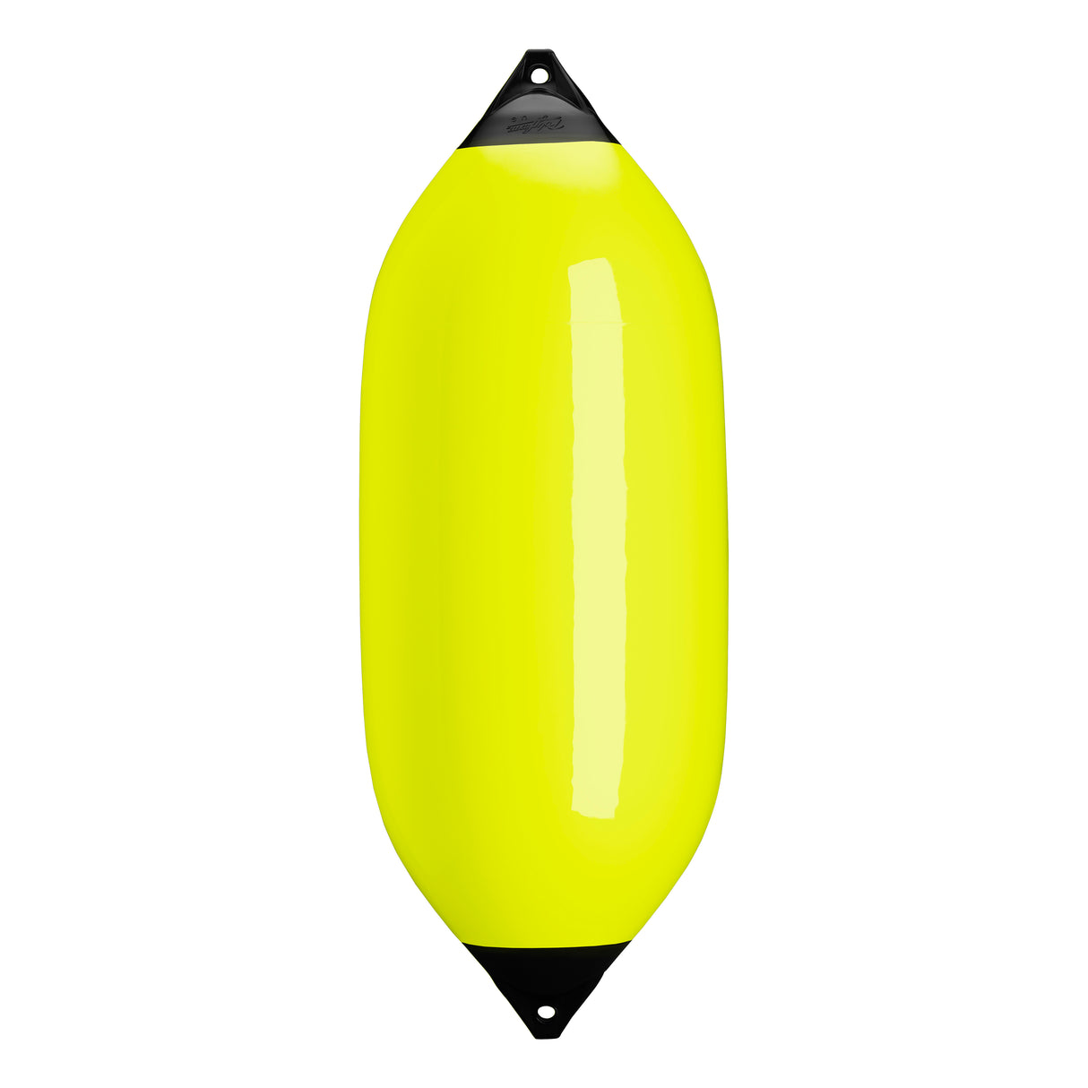 Saturn Yellow boat fender with Navy-Top, Polyform F-13