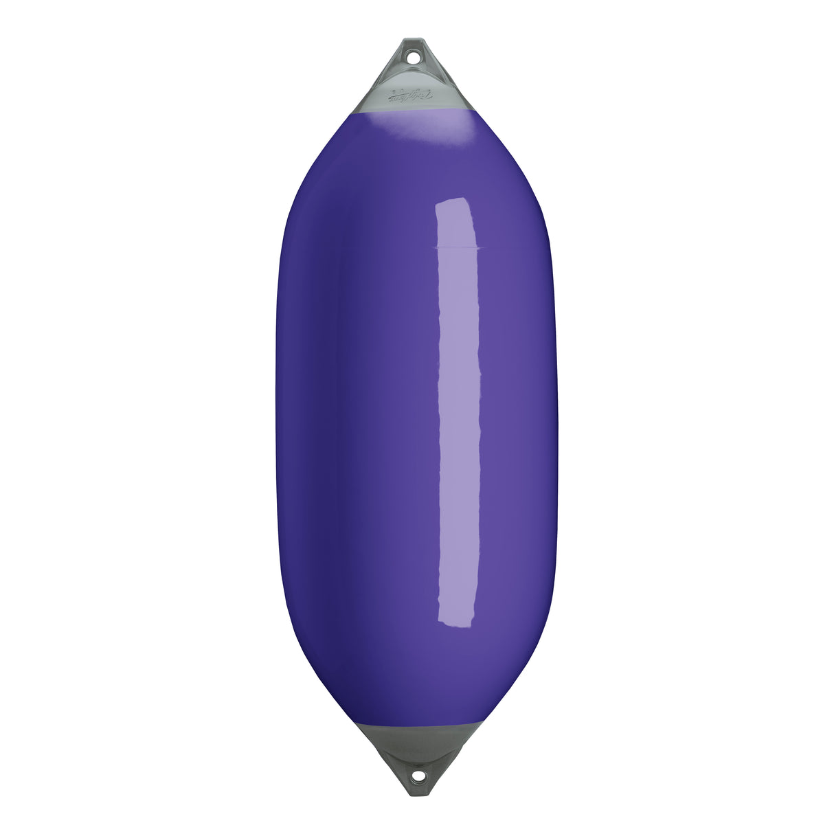 Purple boat fender with Grey-Top, Polyform F-13