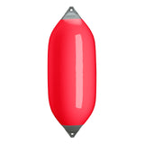 Red boat fender with Grey-Top, Polyform F-13