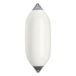 White boat fender with Grey-Top, Polyform F-13