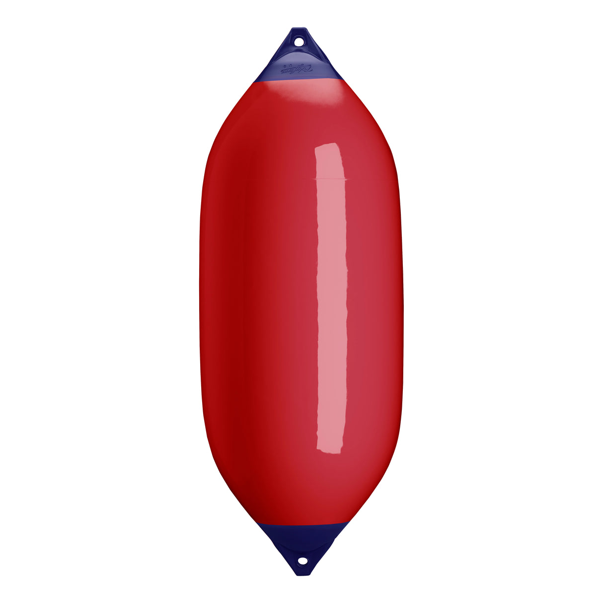 Classic Red boat fender with Navy-Top, Polyform F-13 