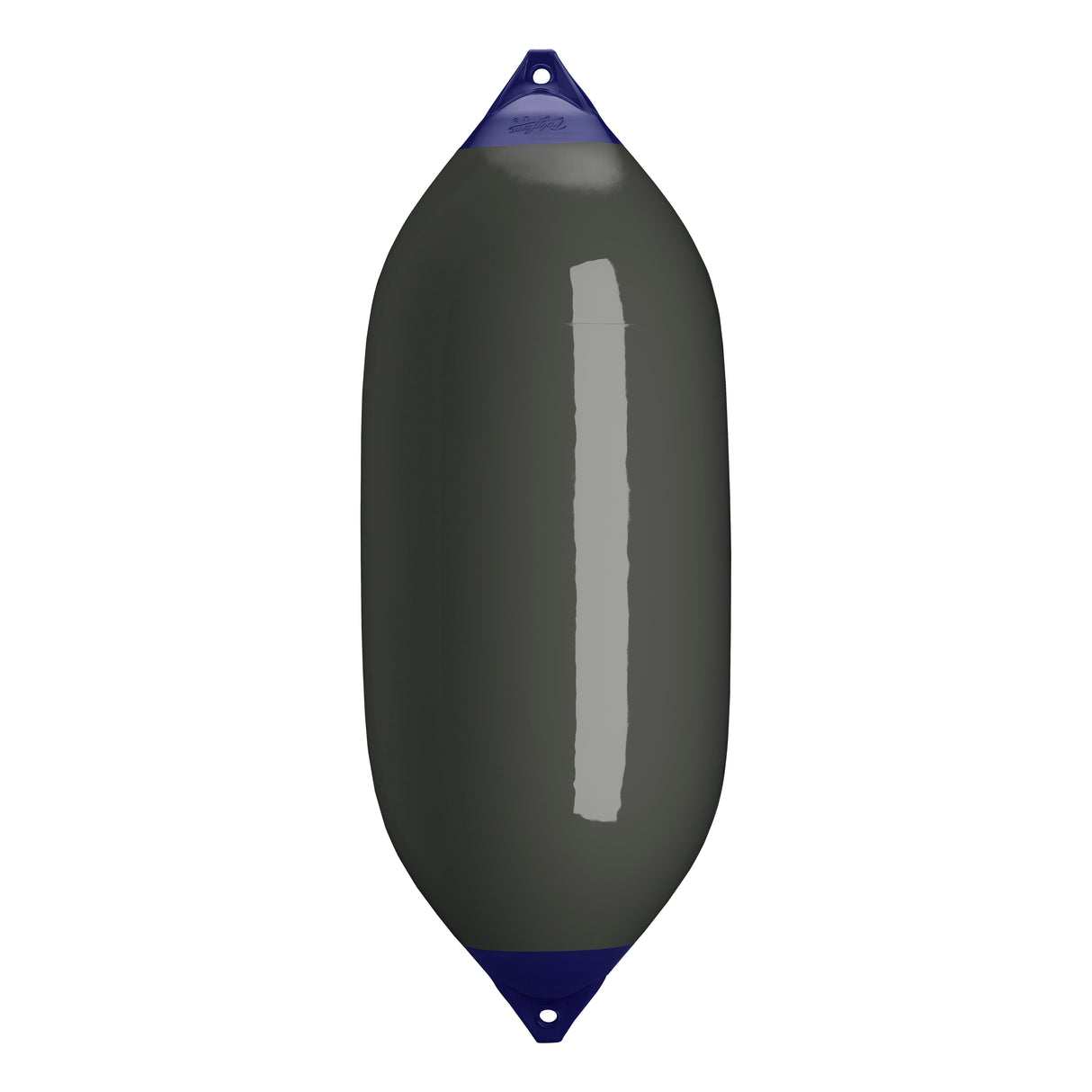 Graphite boat fender with Navy-Top, Polyform F-13 