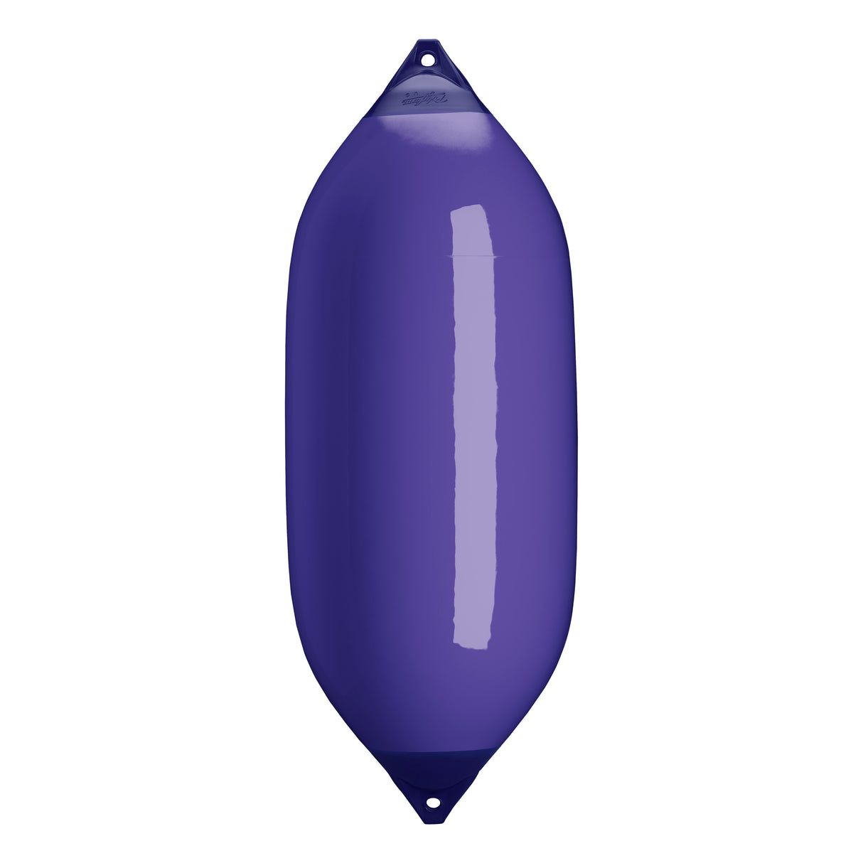 Purple boat fender with Navy-Top, Polyform F-13 