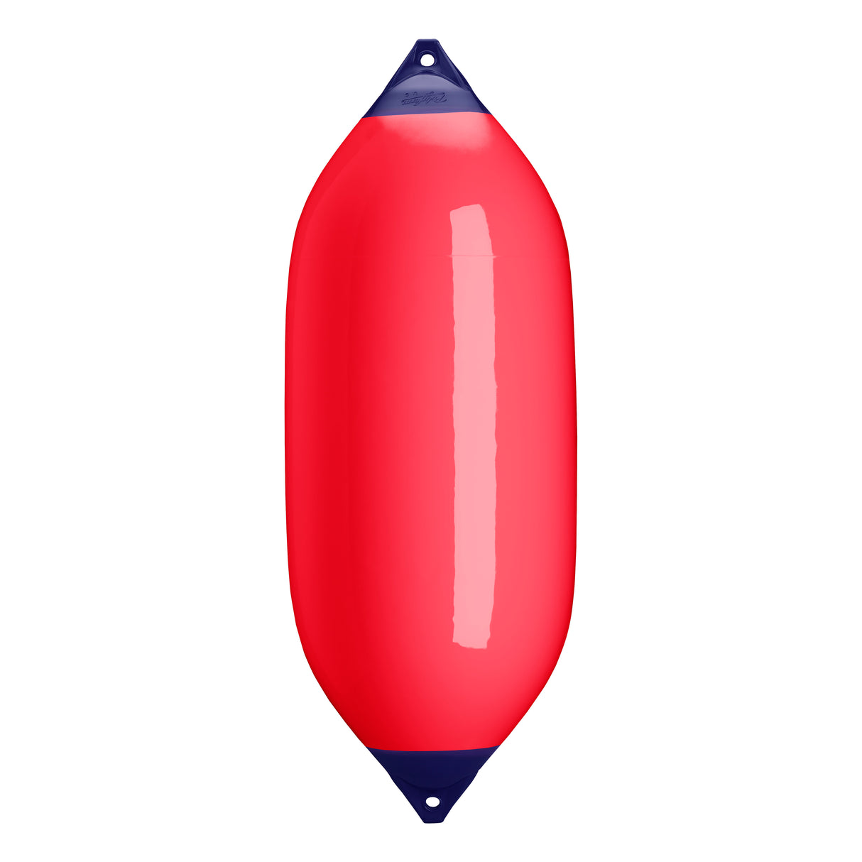 Red boat fender with Navy-Top, Polyform F-13 