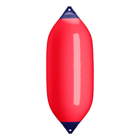 Red boat fender with Navy-Top, Polyform F-13 