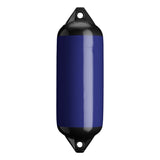 Navy Blue boat fender with Black-Top, Polyform F-2 