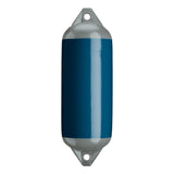 Catalina Blue boat fender with Grey-Top, Polyform F-2