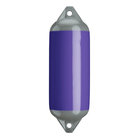 Purple boat fender with Grey-Top, Polyform F-2