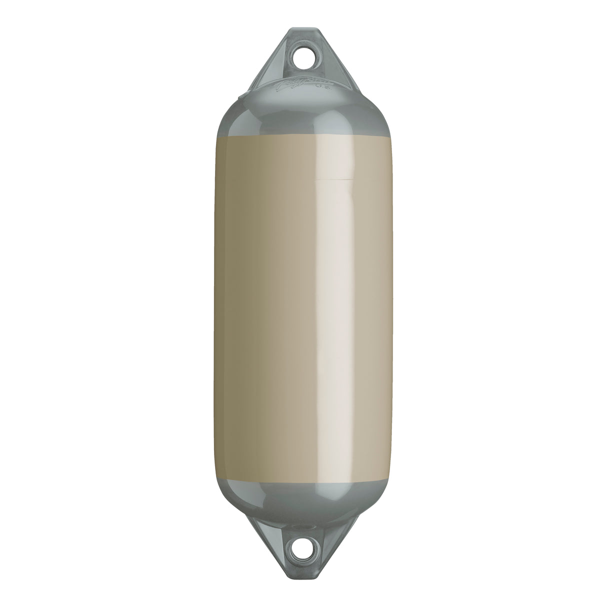 Sand boat fender with Grey-Top, Polyform F-2