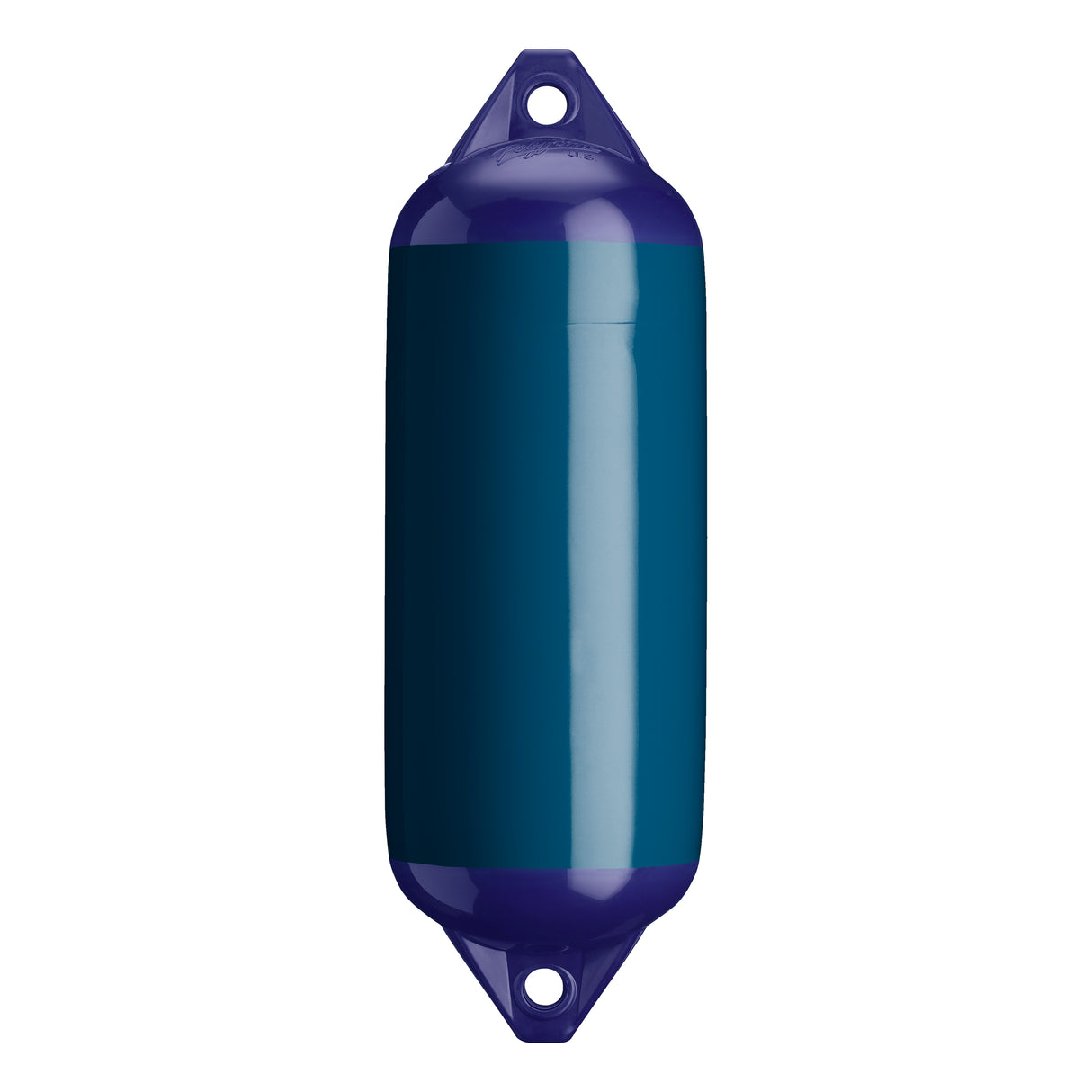 Catalina Blue boat fender with Navy-Top, Polyform F-2 