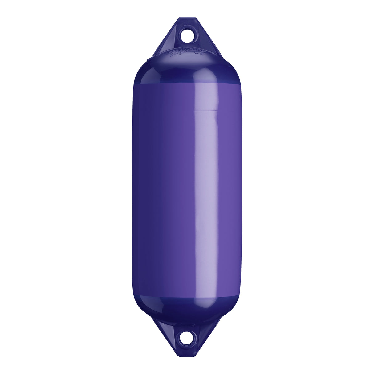 Purple boat fender with Navy-Top, Polyform F-2 
