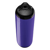 Purple boat fender with Black-Top, Polyform F-3 angled shot
