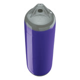 Purple boat fender with Grey-Top, Polyform F-3 angled shot