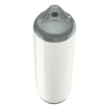 White boat fender with Grey-Top, Polyform F-3 angled shot