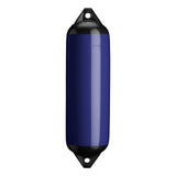 Navy Blue boat fender with Black-Top, Polyform F-3