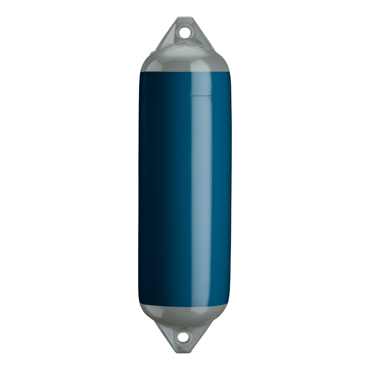 Catalina Blue boat fender with Grey-Top, Polyform F-3