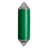 Forest Green boat fender with Grey-Top, Polyform F-3
