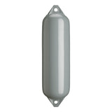 Grey boat fender with Grey-Top, Polyform F-3