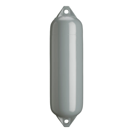 Grey boat fender with Grey-Top, Polyform F-3