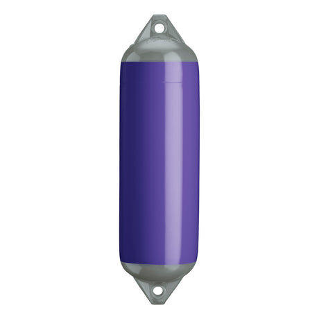 Purple boat fender with Grey-Top, Polyform F-3