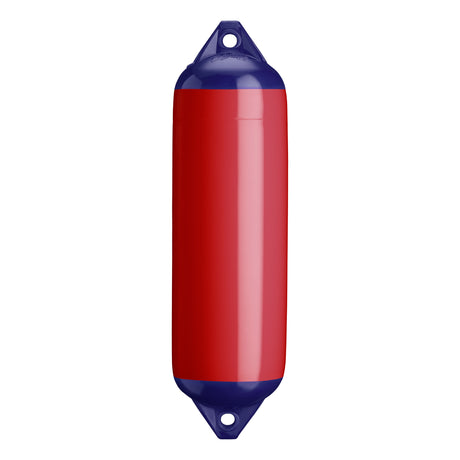 Classic Red boat fender with Navy-Top, Polyform F-3 