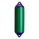 Forest Green boat fender with Navy-Top, Polyform F-3 