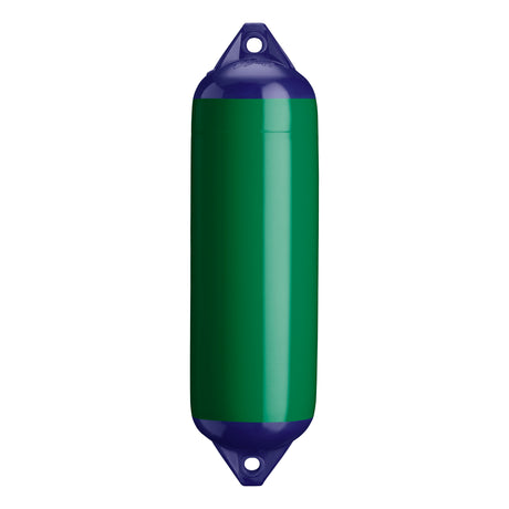 Forest Green boat fender with Navy-Top, Polyform F-3 