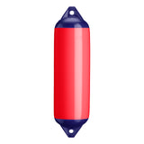 Red boat fender with Navy-Top, Polyform F-3 