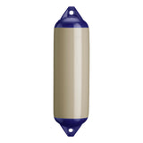 Sand boat fender with Navy-Top, Polyform F-3 