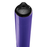 Purple boat fender with Black-Top, Polyform F-4 angled shot