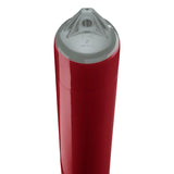 Burgundy boat fender with Grey-Top, Polyform F-4 angled shot